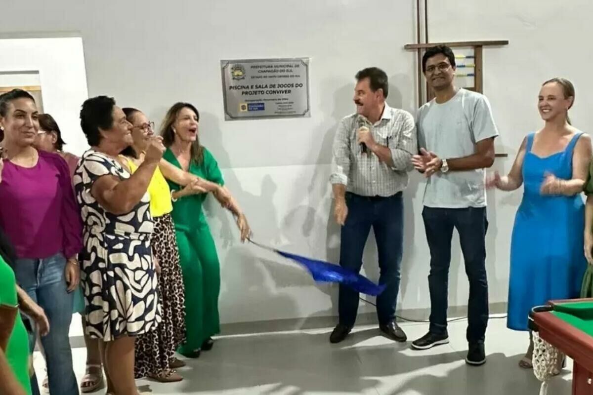 Imagem de compartilhamento para o artigo Prefeito de Chapadão do Sul João Krug inaugura novas instalações do Projeto Conviver da MS Todo dia